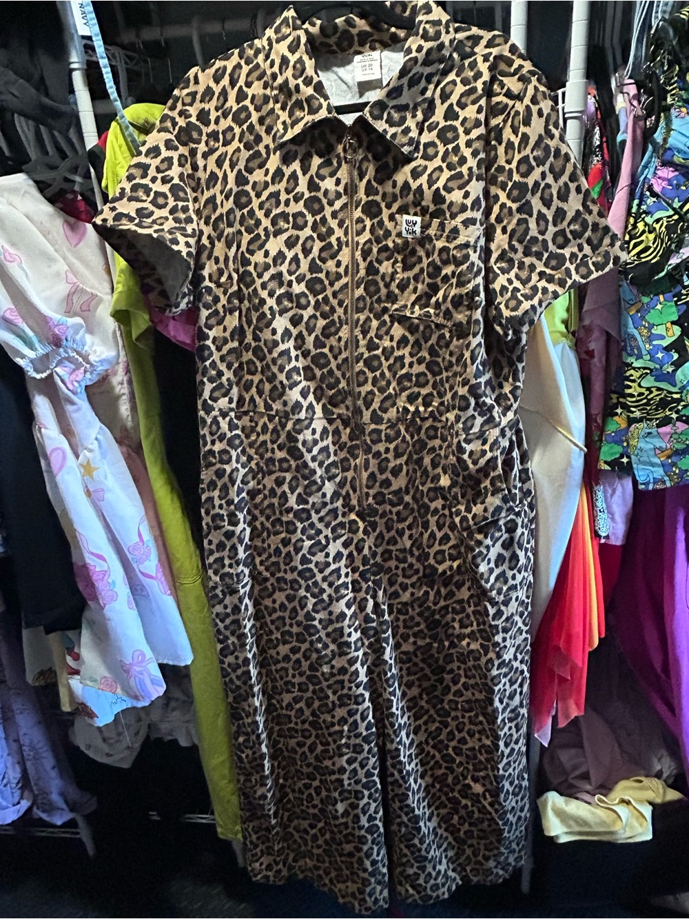 Lucy & Yak Leopard Print Ragan